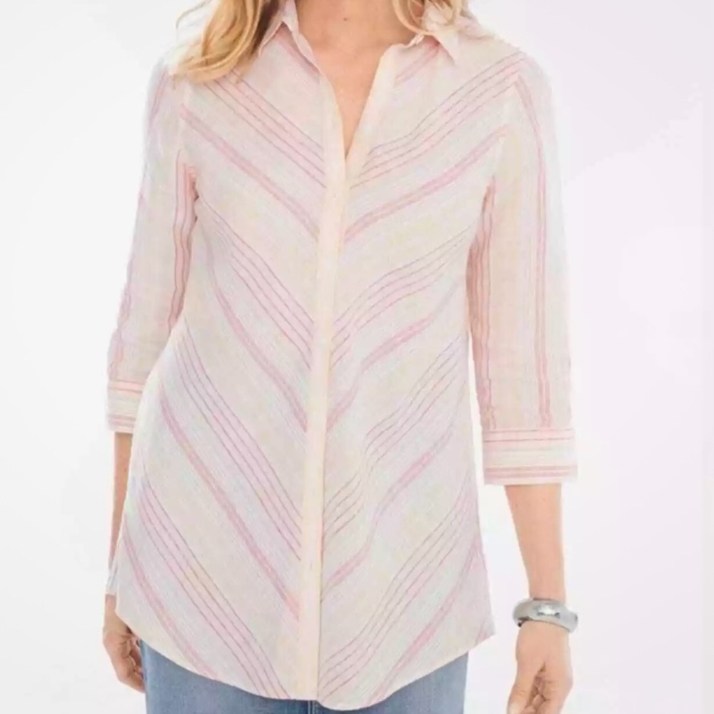 Chico’s No Iron Linen Tunic